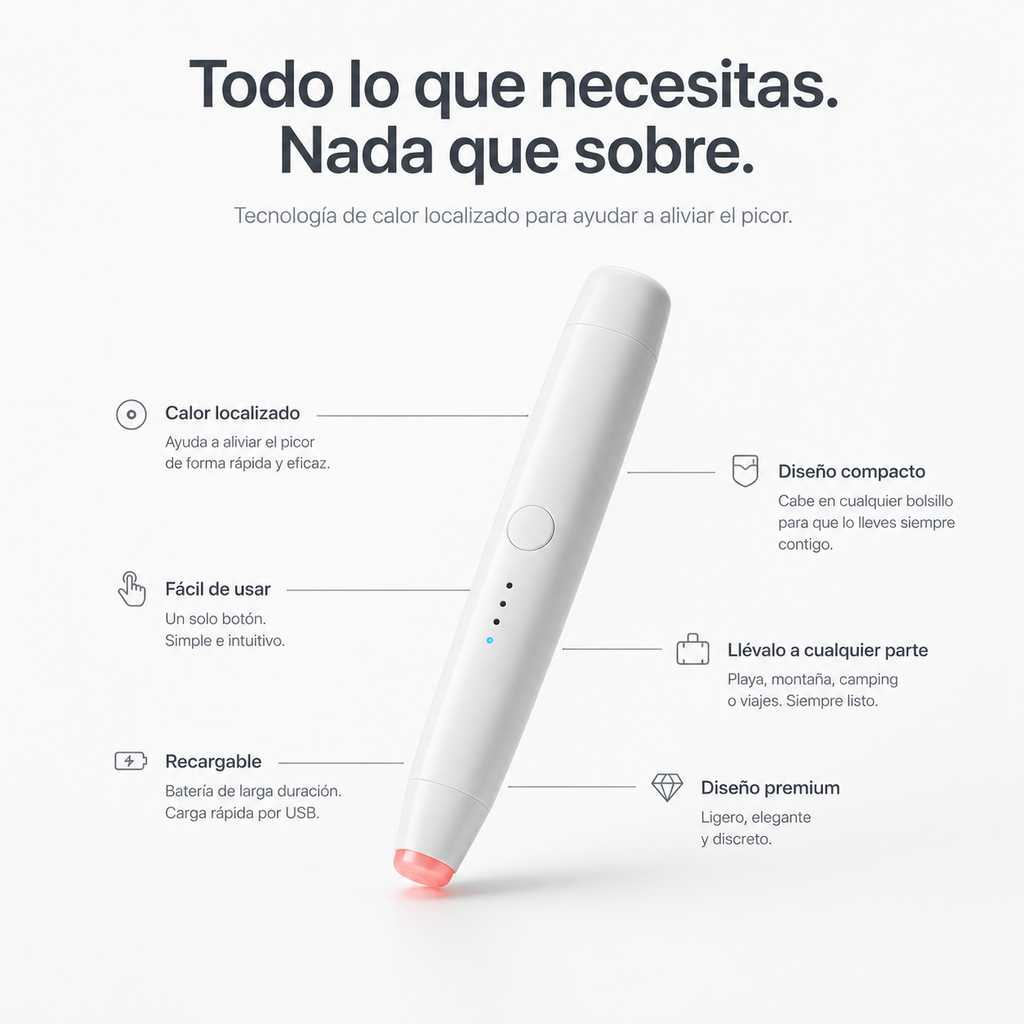 Alivio Instantáneo: Bolígrafo Antipicaduras Portátil