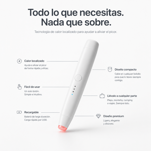 Alivio Instantáneo: Bolígrafo Antipicaduras Portátil